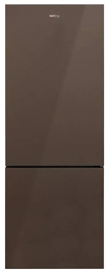 Двухкамерный холодильник Korting KNFC 71928 GBR RU, коричневый