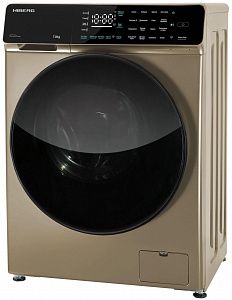 Стиральная машина HIBERG i-DDQ9 - 712 G RU, золотистая